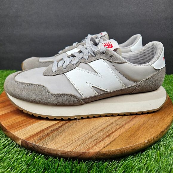 New Balance 237 Shoes Mens Size 8 D Grey White Lifestyle Sneakers Casual MS237GE main image 6